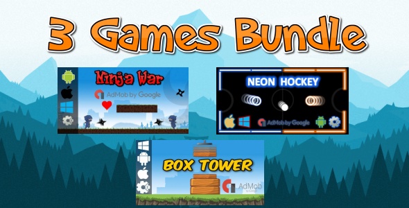 3 HTML5 Games Bundle (Construct 2 - CAPX)
