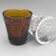 Crystal Cut Shot Glass - 3DOcean Item for Sale