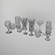 Glass Set Model. 11 Pieces - 3DOcean Item for Sale