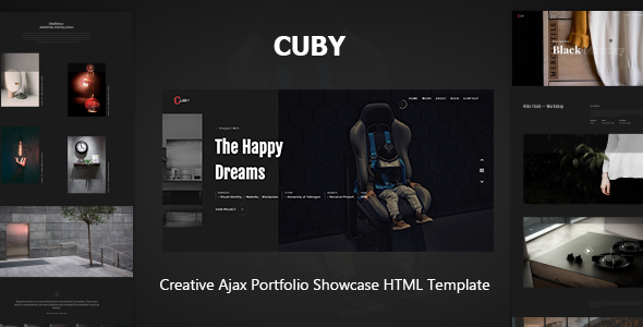 Cuby - Portfolio Showcase HTML Template