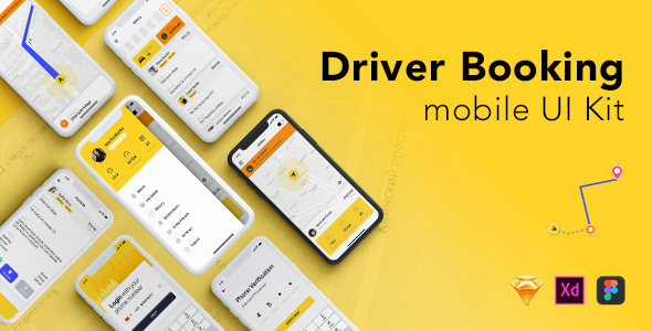 ABER Driver - Taxi UI Kit for Mobile App