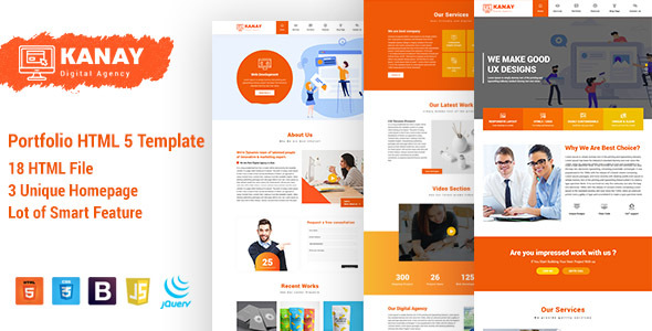 Kanay - Portfolio HTML5 Template