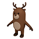 Reindeer Character - 3DOcean Item for Sale
