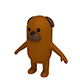 Brown Dog Character - 3DOcean Item for Sale