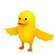 Yellow Duck Character - 3DOcean Item for Sale