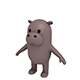 Hippopotamus Character - 3DOcean Item for Sale