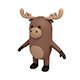 Moose Character - 3DOcean Item for Sale