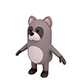 Raccoon Character - 3DOcean Item for Sale