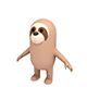 Sloth Character - 3DOcean Item for Sale