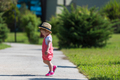little girl runing in the summer Park - PhotoDune Item for Sale