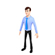 Cartoon Office Man - 3DOcean Item for Sale