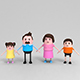 Family Character Pack - 3DOcean Item for Sale