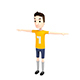 CartoonMan005 SoccerPlayer - 3DOcean Item for Sale