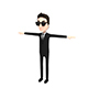 CartoonMan009 Agent - 3DOcean Item for Sale