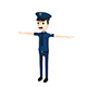 CartoonMan010 Police - 3DOcean Item for Sale