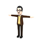 CartoonMan014 Professor - 3DOcean Item for Sale