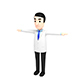 CartoonMan016 Doctor - 3DOcean Item for Sale