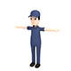 CartoonMan017 Mechanic - 3DOcean Item for Sale
