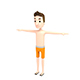 CartoonMan018 BeachMan - 3DOcean Item for Sale