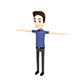 CartoonMan020 Man - 3DOcean Item for Sale