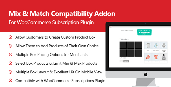 Mix & Match Pro Add-on for Subscription Plugin
