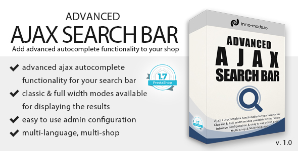 Advanced Ajax Search Bar for Prestashop