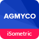 Agmycoo - Isometric Startup Creative Digital Agency WordPress Theme - ThemeForest Item for Sale