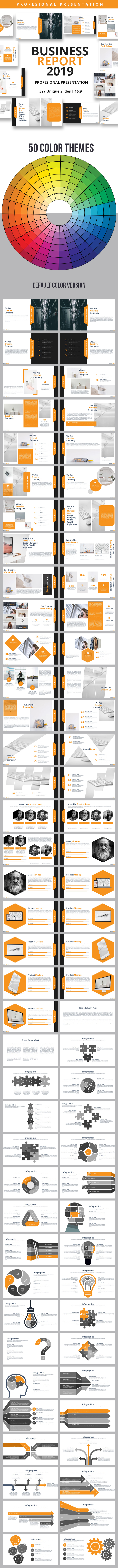 Business Report 2019 Powerpoint Presentation Template