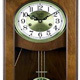 Old Wood Clock Ticking