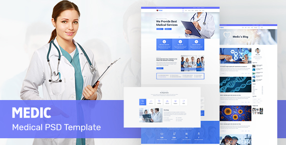 Medic | Medical PSD Template