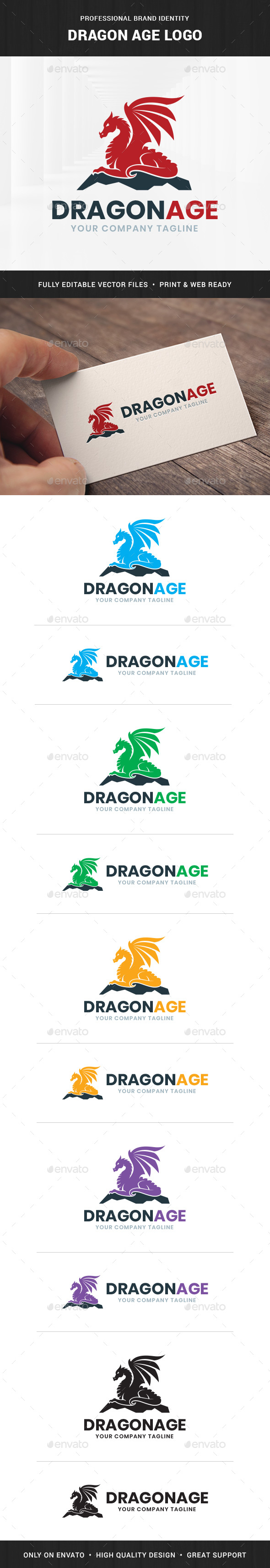 Dragon Age Logo Template