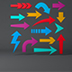 3D Direction Arrows – Navigation & Interface Icons - 3DOcean Item for Sale