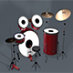 Drums Set 3D Model - 3DOcean Item for Sale