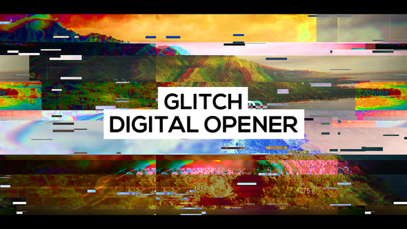 Modern Glitch Slideshow