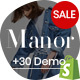 Shopify - Manor Clean, Minimal , Drag & Drop - ThemeForest Item for Sale