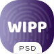 Wipp -  App Landing PSD Template - ThemeForest Item for Sale