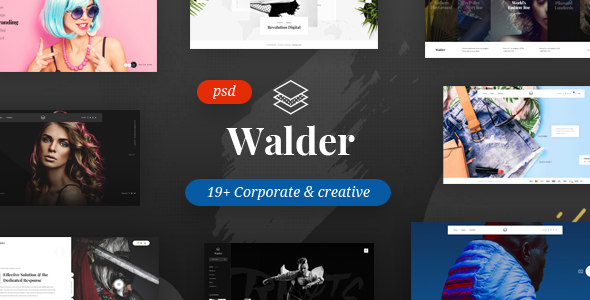 Walder - Creative & Clean Multipurpose Template