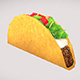 Low poly Taco - 3DOcean Item for Sale
