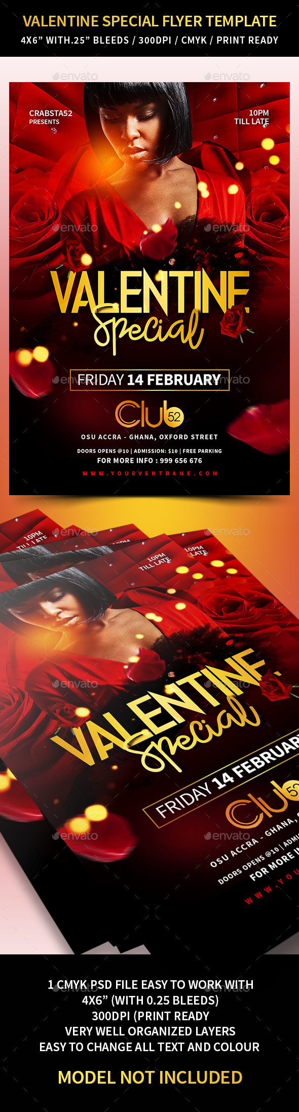 Valentine Special Flyer Template