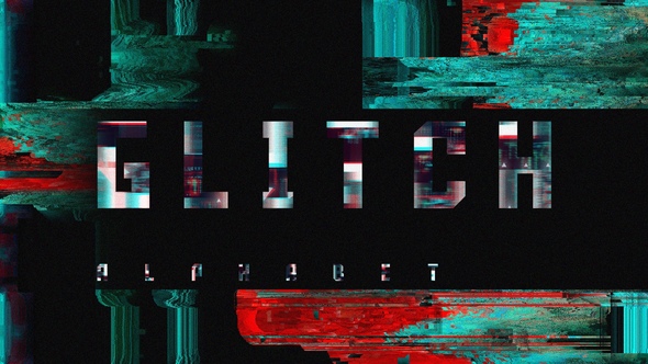 Glitch Alphabet