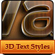 3D Glowing Text Styles - GraphicRiver Item for Sale