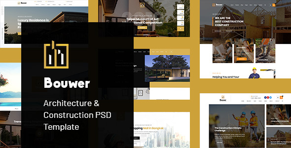 Bouwer - Architecture & Construction PSD Template