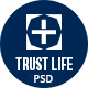Trustlife - one page PSD Medical template - ThemeForest Item for Sale