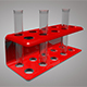 Test Tube With Stand 3D Model - 3DOcean Item for Sale
