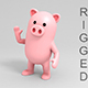 Rigged Pig - 3DOcean Item for Sale