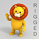 Rigged Lion - 3DOcean Item for Sale