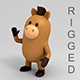 Rigged Horse - 3DOcean Item for Sale