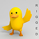 Rigged Yellow Duck - 3DOcean Item for Sale