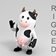Rigged Cow - 3DOcean Item for Sale