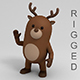 Rigged Cartoon Reindeer - 3DOcean Item for Sale